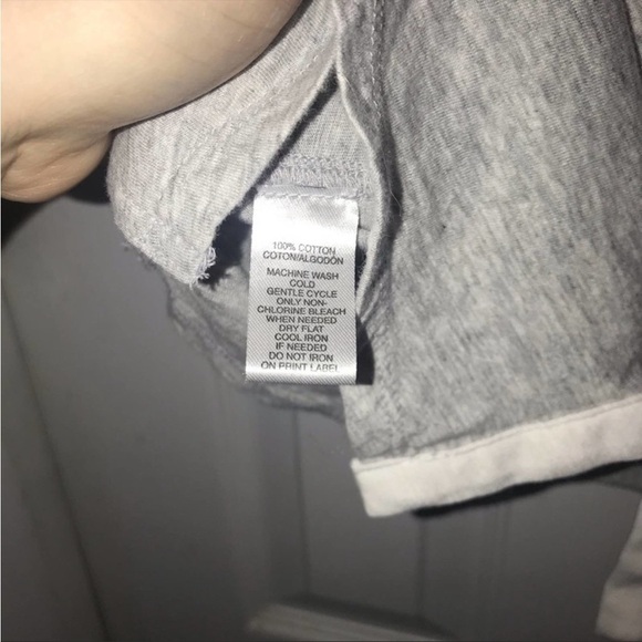 Loft Sleeveless Button Down Polo Gray White Color Block Size M - Picture 3 of 7